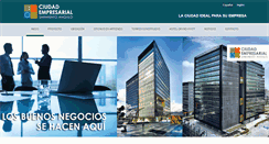 Desktop Screenshot of ciudad-empresarial.com
